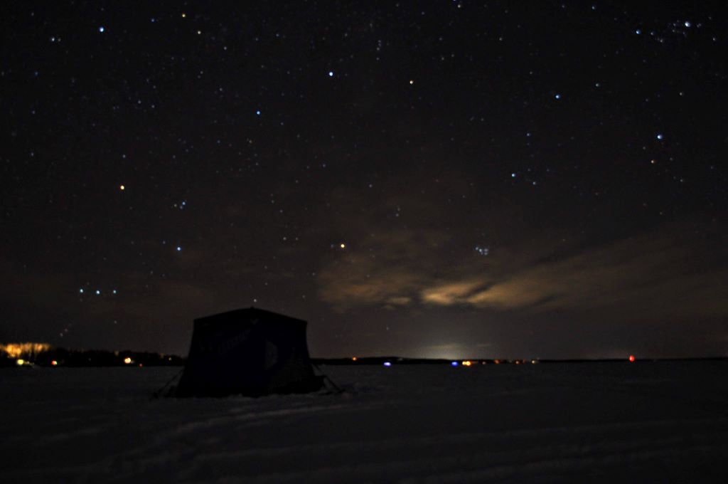 ice fishing starlight