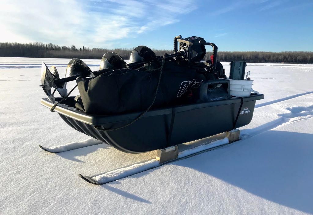 ice fishing smitty sled